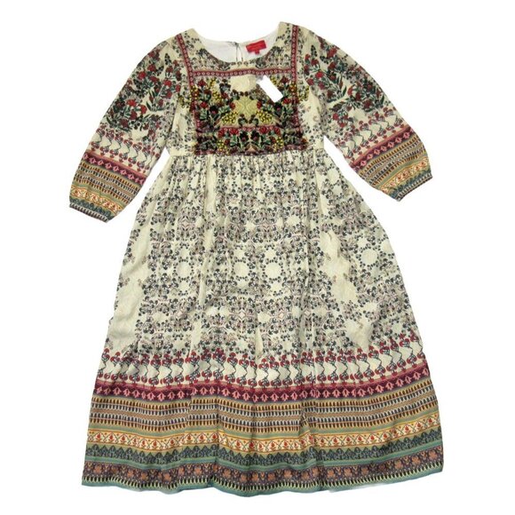 Bhanuni by Jyoti Dresses & Skirts - NWT Anthropologie Bhanuni by Jyoti Avery Far Fields Beaded Midi Dress 0 $248